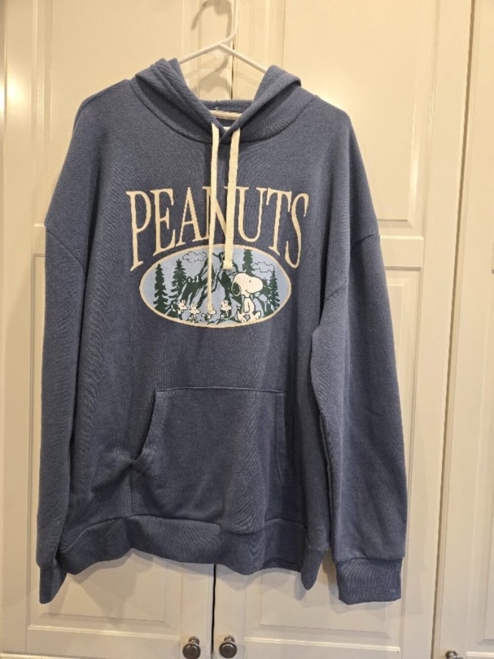 Peanuts Snoopy Nature Sweatshirt - Vintage Indigo - Mens XL - NEW